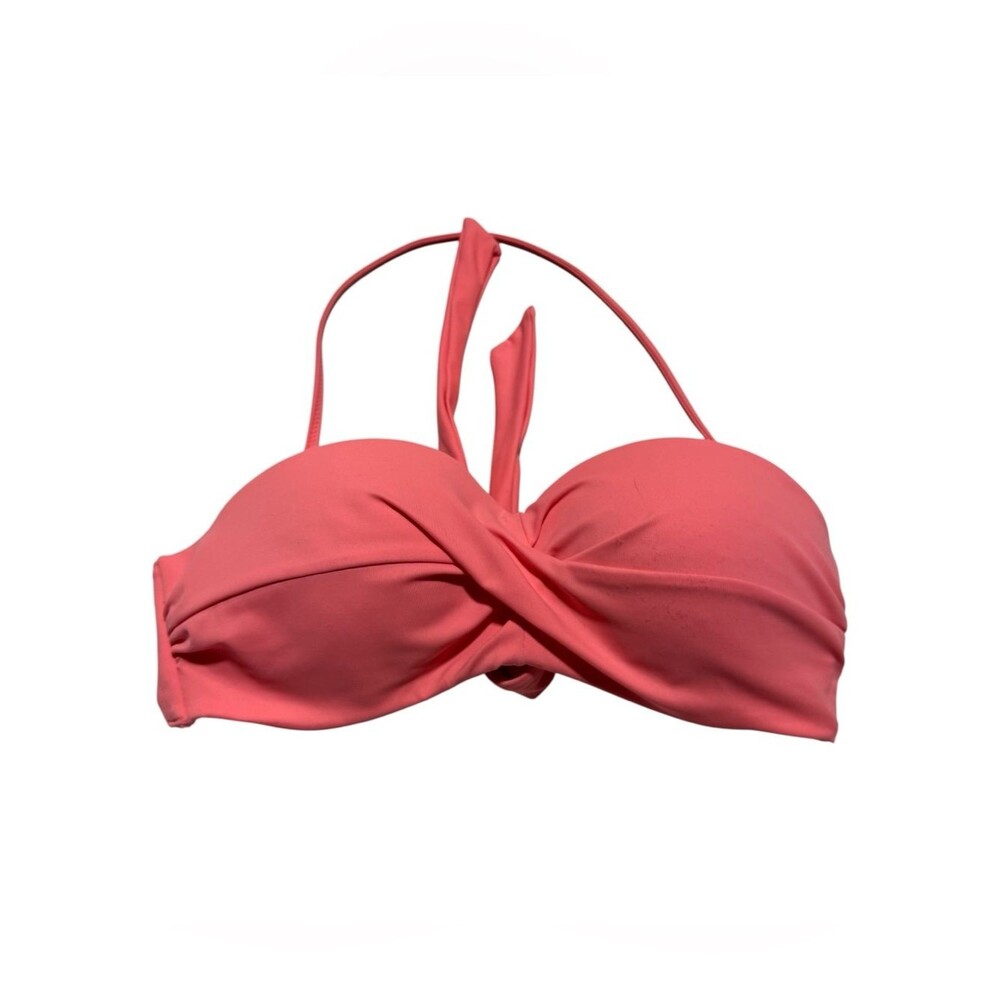 Victoria's Secret PINK Coral Padded Halter Bikini Swim Top